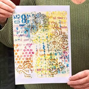 Gel printing Verdiepingsserie - Afbeelding 6