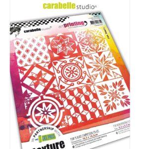 Carabelle Art Printing Plate 'Cement Tiles'