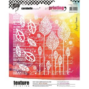 Carabelle Art Printing Plate 'Abstracte bloemen en planten'