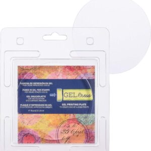 Gel Press gel plate rond, doorsnede 10,16 cm