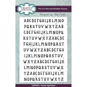 Stempel 'Rustic Alphabet', A6
