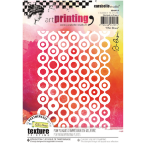 Carabelle Art Printing Plate 'Disco'