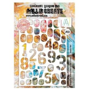 A4 sjabloon Number Wall