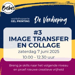 za. 7 juni 2025: Image transfers en collage op de gel plate