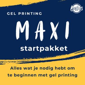 STARTPAKKET gel printing: MAXI