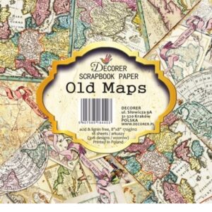 PaperPack: Old Maps 20 x 20 cm