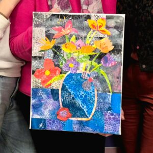 FAMILIECOLLAGE met de gel plate